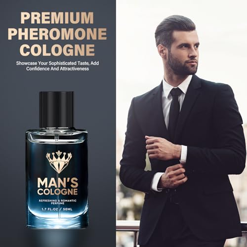 Pheromone Cologne for Men: Seductive Long-Lasting Perfume to Attract Women, Show Your Handsome Charm, 03BB
